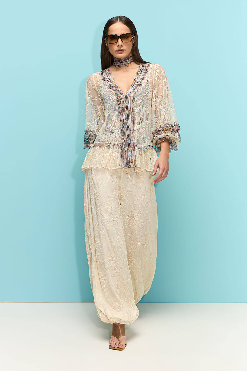 BLUSA BATA RENDA